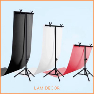 Bộ khung treo phông nền di động để livestream, chụp ảnh sản phẩm, chụp ảnh lookbook