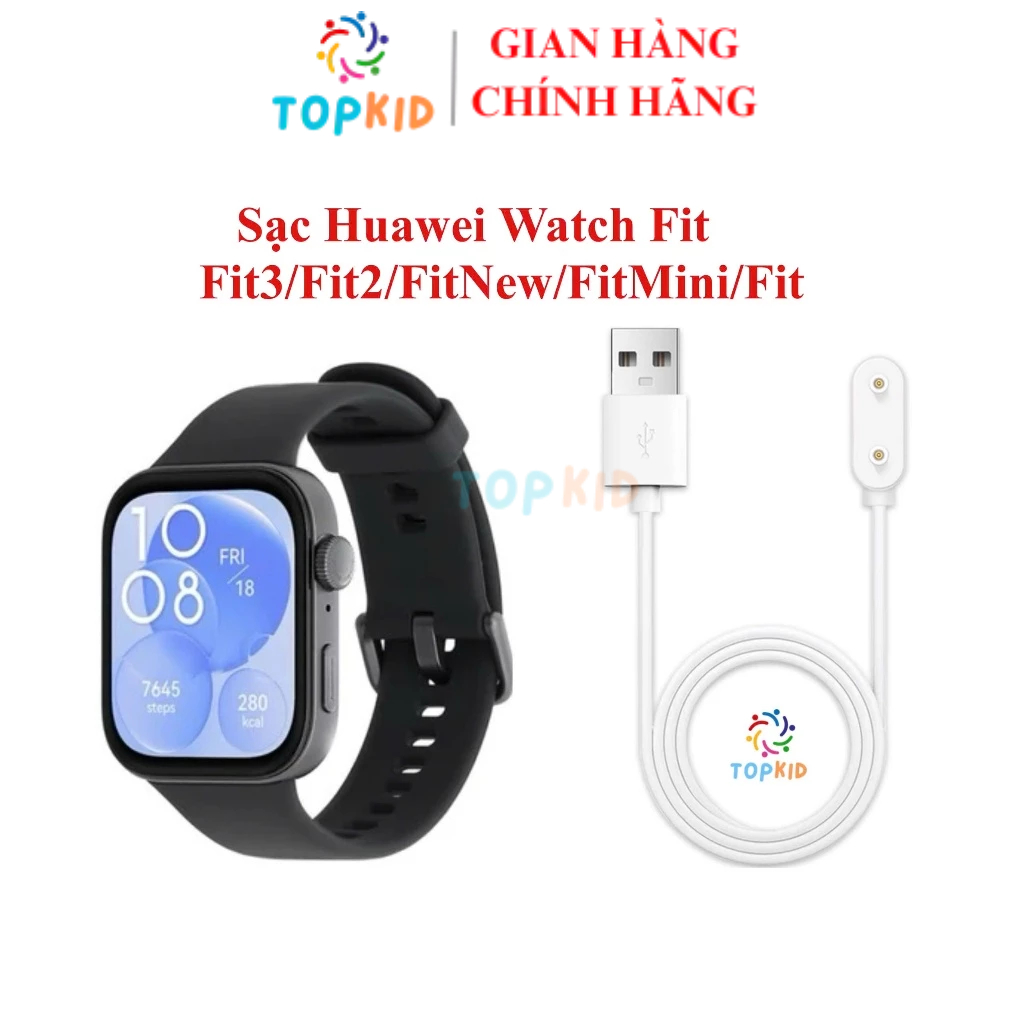 [Huawei Watch Fit] Dây sạc nam châm Đồng hồ Huawei Watch Fit3 /Fit2 /Fit Mini /Fit New /Fit/Fit SE