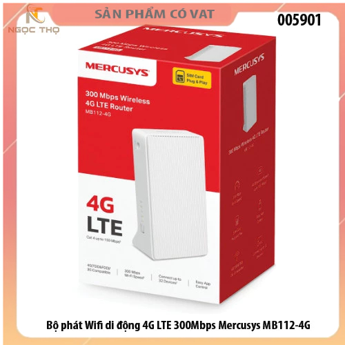Bộ Phát Wifi Di Động 4G LTE Mercusys MB112 – Mạng Internet mọi lúc, mọi nơi
