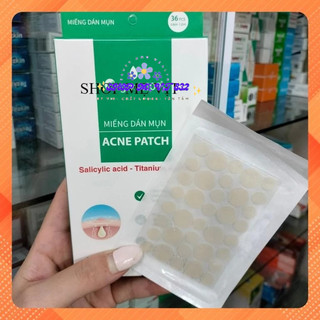 Miếng dán mụn ACNE PATCH organic100, hộp 36 miếng