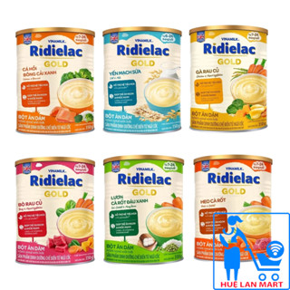  Bột Ăn Dặm Vinamilk Ridielac Gold  Đủ Các Vị Hộp Sắt 350g 