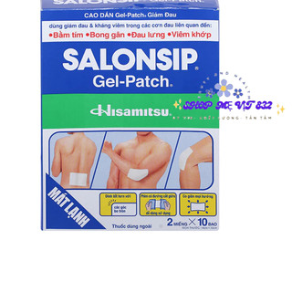 [MỚI] Cao dán Salonsip Gel-Patch  (hộp 8 gói x 3 miếng)