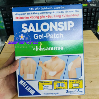 [MỚI] Cao dán Salonsip Gel-Patch  (hộp 8 gói x 3 miếng)