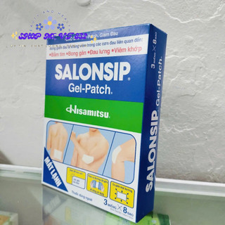 [MỚI] Cao dán Salonsip Gel-Patch  (hộp 8 gói x 3 miếng)