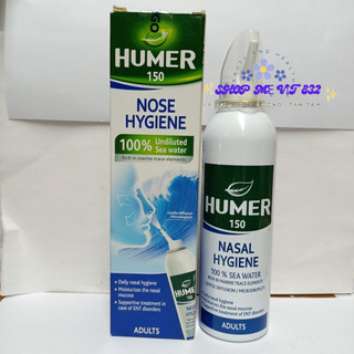 Xịt muối biển HUMER người lớn chai 150ml