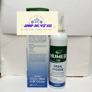 Xịt muối biển HUMER người lớn chai 150ml