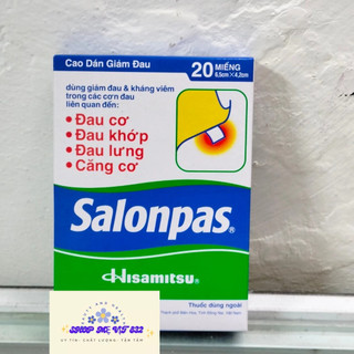 Salonpas gói 10 miếng cao dán giảm đau