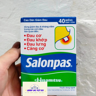 Salonpas gói 10 miếng cao dán giảm đau