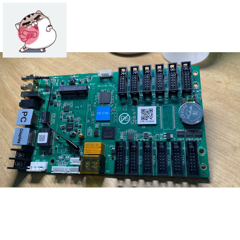 Mạch Điều Khiển Màn Hình LED FullColor HD C16 Có Wifi - Card HD C16