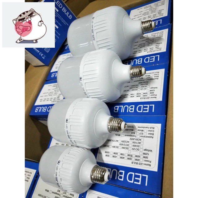 Bóng Đèn LED Bulb Trụ E27 : 65W- 50W- 30W - 20W