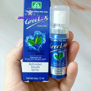 Xịt thơm miệng thảo dược Greelux extra cool 12ml
