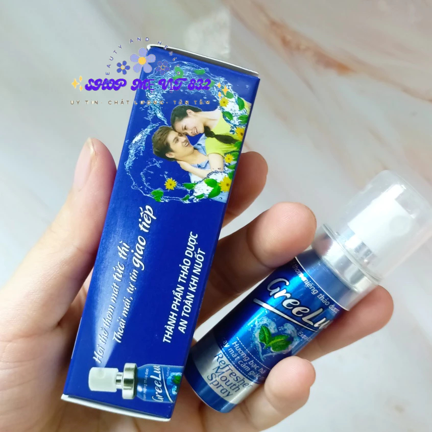 Xịt thơm miệng thảo dược Greelux extra cool 12ml