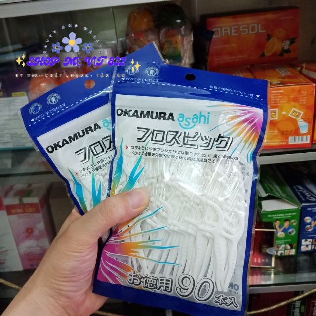 Chỉ kẽ răng Okamura asahi 90 que