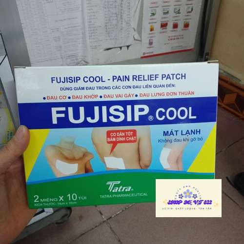 Hộp 10 gói x 2 miếng FUJISIP COOL