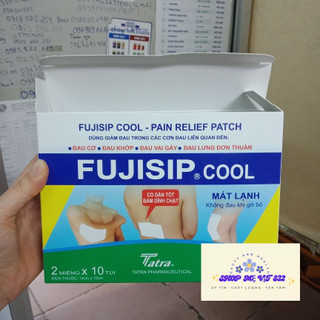 Hộp 10 gói x 2 miếng FUJISIP COOL