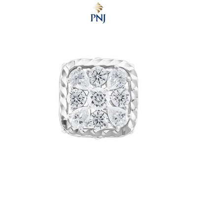 Hạt Charm Bạc đính đá PNJSilver XMXMW000030
