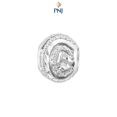 Hạt Charm Bạc đính đá PNJSilver XM00W000026