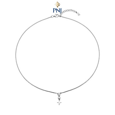 Dây cổ Bạc đính đá STYLE By PNJ XMXMW000070