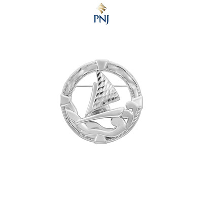 Cài áo nam Bạc đính đá MANCODE by PNJ 0000W000017