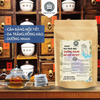  Trà Bổ Huyết Dưỡng Nhan Tuệ Minh Đường  Ấm Tử Cung,Bổ Khí Huyết Cân Bằng Nội Tiết,Trắng Da Bịch 50 Lọc 