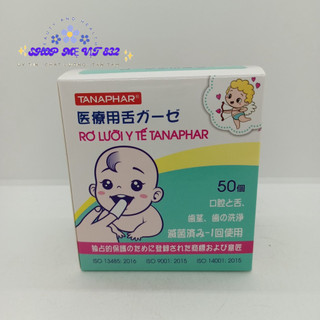 Gạc rơ lưỡi Tanaphar hộp 50 chiếc