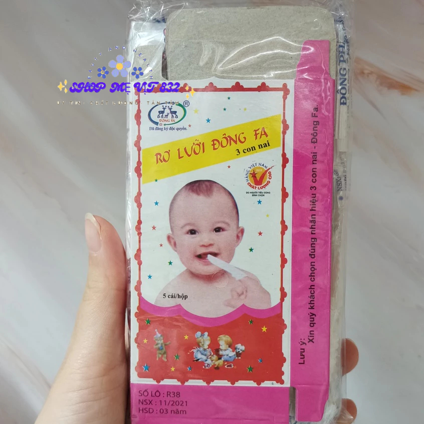 Gạc rơ lưỡi Đông Pha (BỊCH 10 hộp, 1 hộp 5 cái)