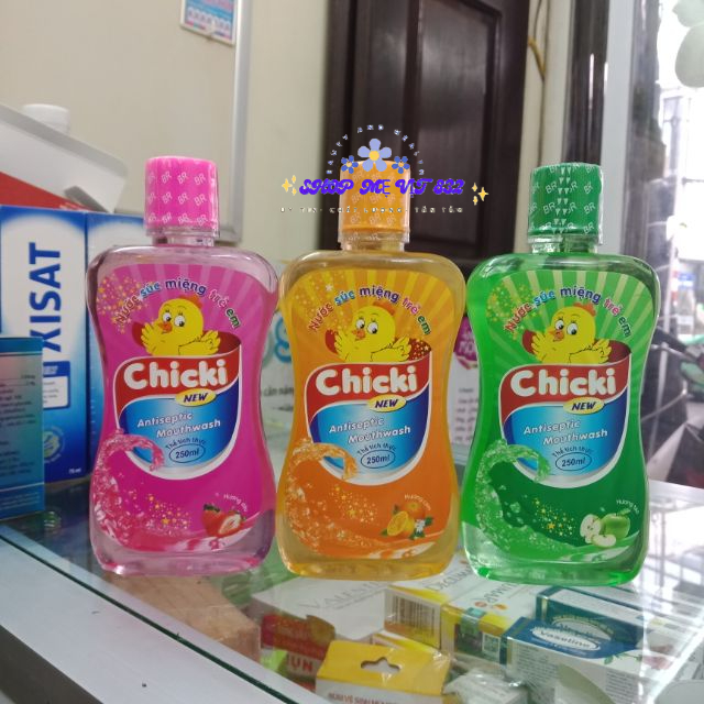Nước súc miệng trẻ em Chicki 250ml