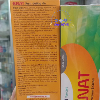 KEM DƯỠNG DA ENAT tuýp 30g