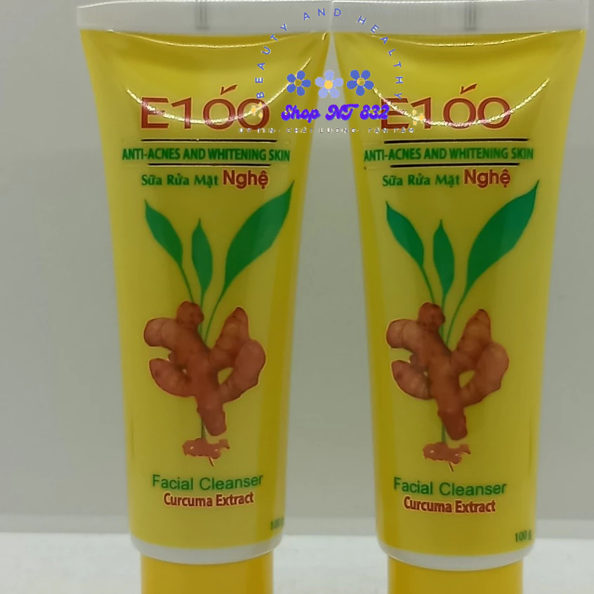 Sữa rửa mặt nghệ E100 tuýp 100g
