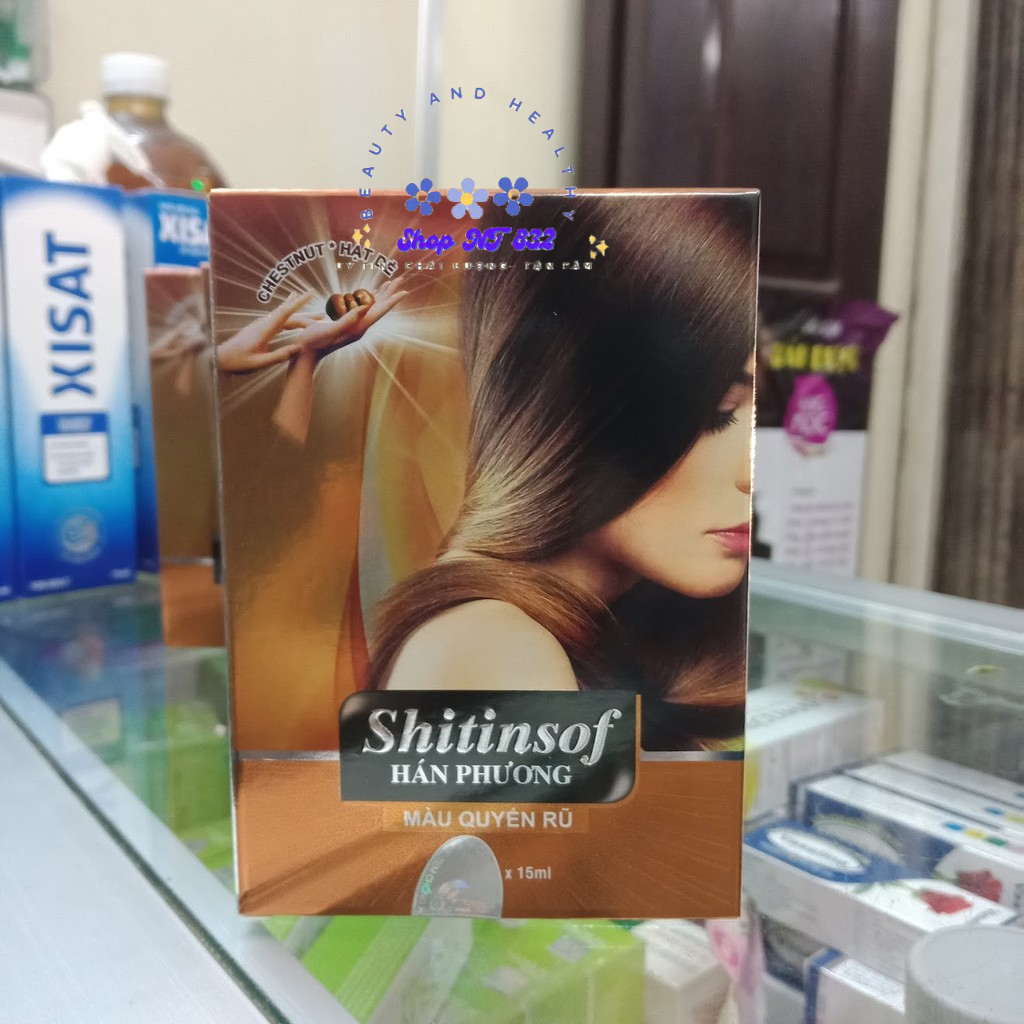 Shitinsof Hán Phương nhuộm tóc thảo dược  màu hạt dẻ