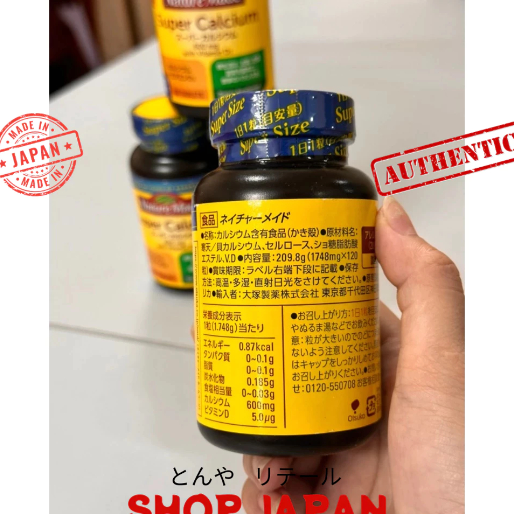 Viên uống Nature Made Super Calcium with Vitamin D 120 viên
