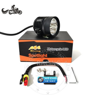 Đèn Trợ Sáng L4X MA RACING Chip Led SST20 Kính Tím Siêu Sáng, Ánh Sáng gom Hàng Chính Hãng