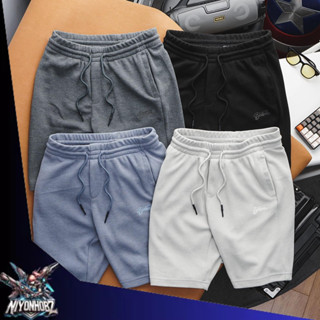 Quần Short Thun Nam BOSTON BASIC, Quần Thun Pique Mắt Dệt Hình Thoi, Quần Đùi Nam Mặc Nhà Thoải Mái