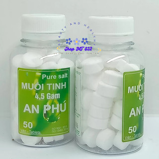 Muối Sinh Lý Tự Pha An Phú(Lọ 50 viên muối tinh)