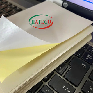 Giấy Decan Đề can A4 đế vàng bóng Thái Lan (Combo Tập 100 tờ)