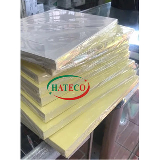 Giấy Decan Đề can A4 đế vàng bóng Thái Lan (Combo Tập 100 tờ)