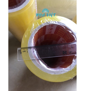 1 Lốc 6 Cuộn Băng Keo Dán Thùng OPP Vàng Chanh