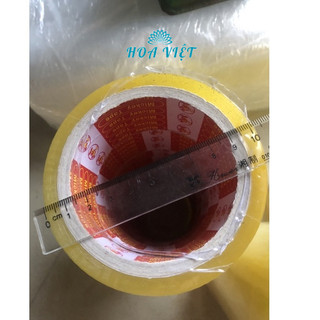 1 Lốc 6 Cuộn Băng Keo Dán Thùng OPP Vàng Chanh