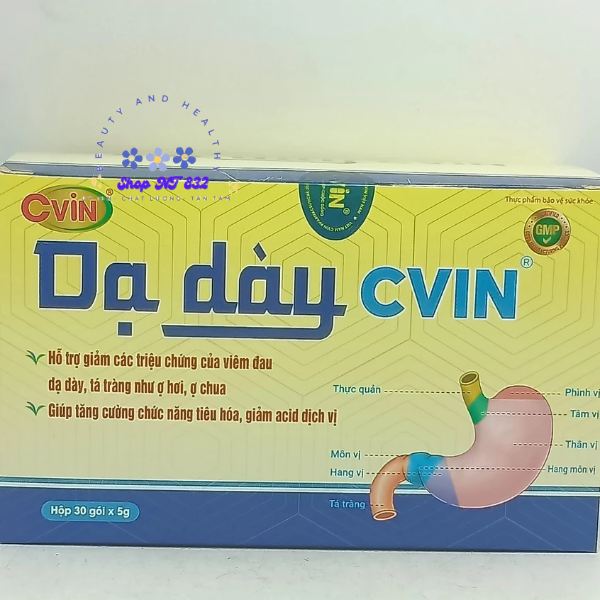 Dạ Dày Cvin – Dạng bột 30 gói thảo mộc
