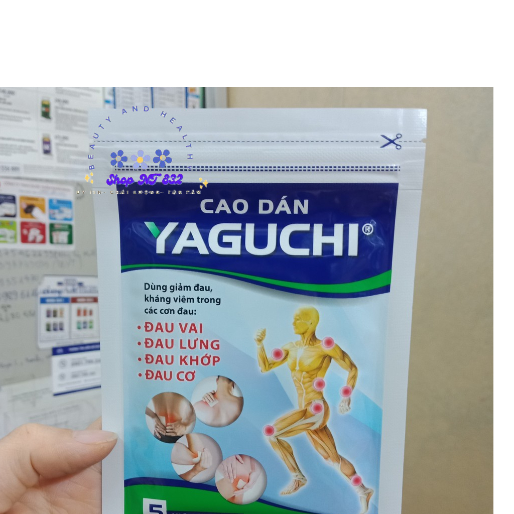 Cao dán YAGUCHI thảo dược  gói 5 miếng