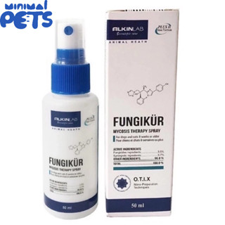 FUNGIKUR Xịt nấm viêm da cho chó mèo ALKIN FUNGIKUR (hàng Kỳ Nam có tem) - MINIMAL Pet