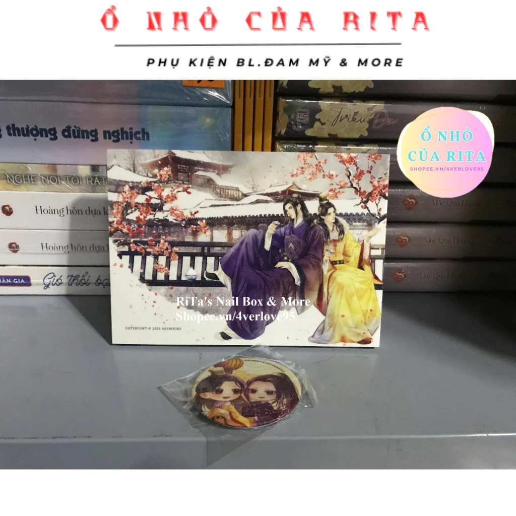 [Phụ Kiện Bản Đặc Biệt] Tranh Gỗ Đế Vương Công Lược 1 2 3 - Ổ Nhỏ Của RiTa