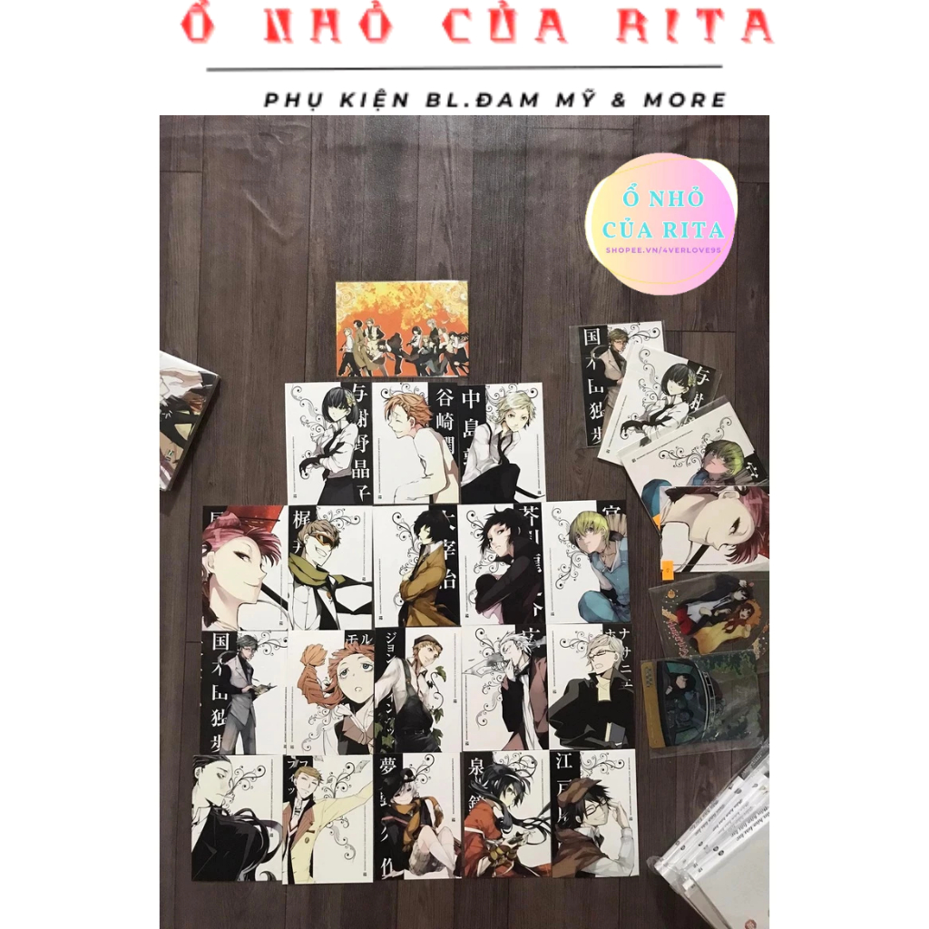 Thẻ Postcard Văn hào lưu lạc lẻ (Đọc mô tả)