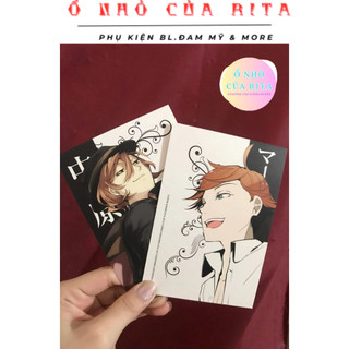 Thẻ Postcard Văn hào lưu lạc lẻ (Đọc mô tả)