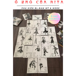 Thẻ Postcard Văn hào lưu lạc lẻ (Đọc mô tả)