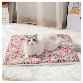 nệm (thảm) dày - nệm ấm - nệm chống rét nhiều size cho chó mèo - T3 PETS SHOP
