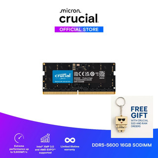  Ram Laptop Crucial DDR5 16GB 5600MHz 1.1v CT16G56C46S5  -   Hàng chính hãng 