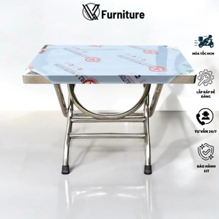 Bàn Inox xếp gọn tiện lợi cho quán ăn ,quán nhậu ,bàn ăn...(Đủ Size )