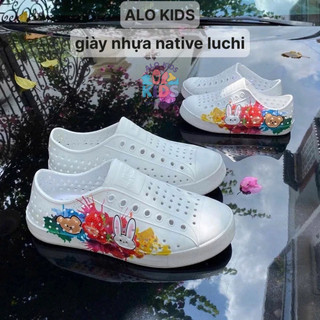  Giày nhựa mềm Mẹ và Bé NATIVE LUCHI  2025 đi mưa nắng  đi biển  du lịch  đi bộ êm chân 
