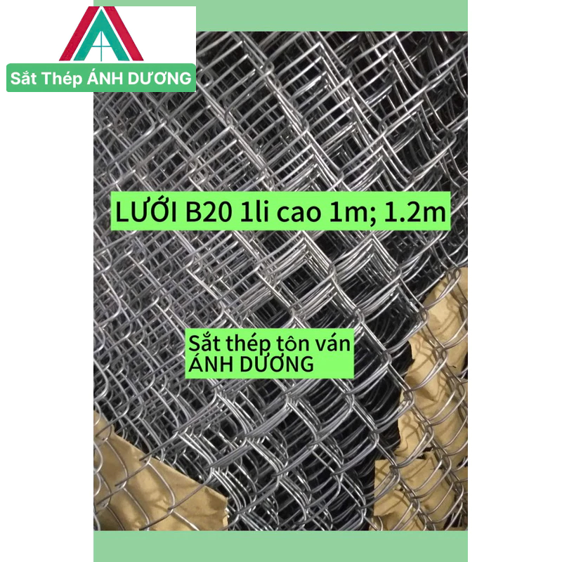 (LOẠI DÀY 1ly8) Lưới B20 khổ 1 mét quây chuồng trại